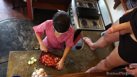 Intermittent Showers – Teen Girl Chopping Tomatoes, Whip Scene
