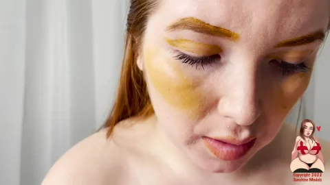 Cris Daily – Makeup Routine Turns to Horny Face Fetish Fuck