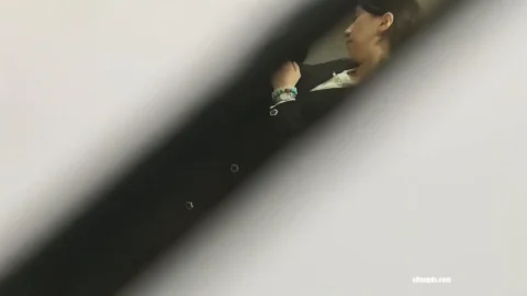 Beautiful woman urinating and defecating