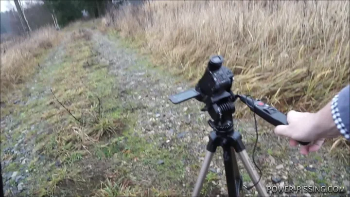 Annie on the Road – Forest Outdoor Pee Scene
