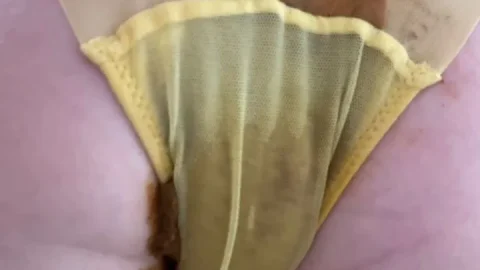 XshayXshayX – GingerScatXXX – Yellow See Through Panty Poop