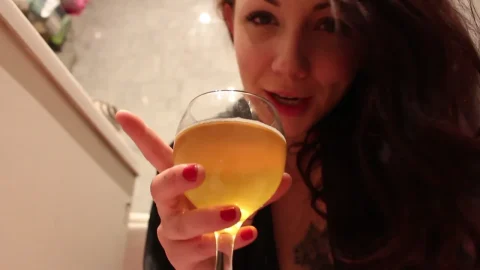 Feline Queen – Drink It All A Full Glass From Me