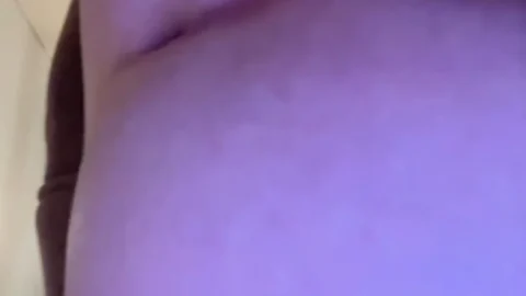 Asian Woman with Blue Highlights Exposes Herself