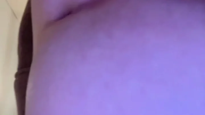Asian Woman with Blue Highlights Exposes Herself