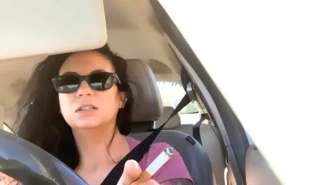 Smoking and Peeling in Car