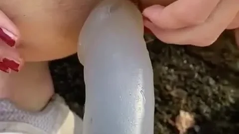 Pee and Toying My Asshole with Shit Still Inside
