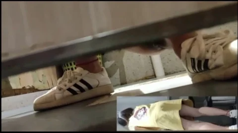 Restroom of a restaurant next to a university