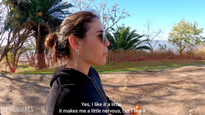 April BigAss – Pee Drinking In Public Park From Argentine