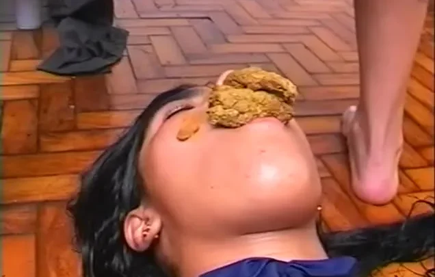 Latina girls eat each other out with food on skin in living room