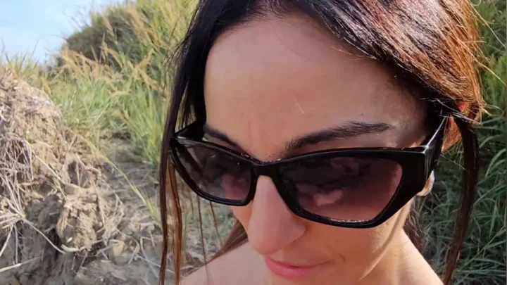 Fucked by a huge cock on an Italian nudist beach Part 2