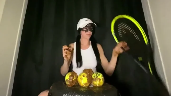 Daddysaysgo – Scat Tennis with Brunette Milf Doggy Style