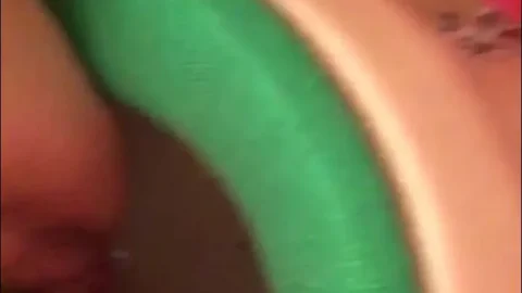 Asian Woman Masturbates in Bathroom