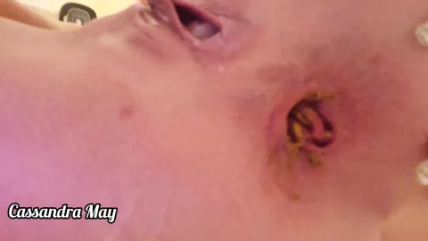 CassandraMay – Bathtub Shit and Piss 14 Dirty Rosebud