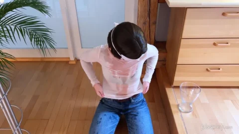 Bruce And Morgan: Toilet For A Day 5 – Masked Teen Wet Play