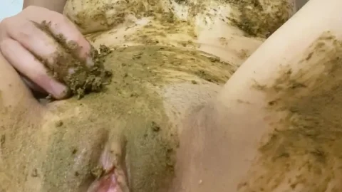 p00girl – Dirty anal smearing atm