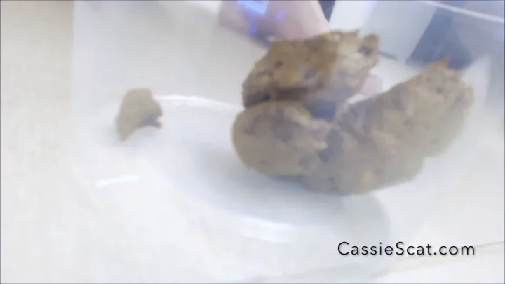 CassieScat – Slow Constipated Birthing Position Shit