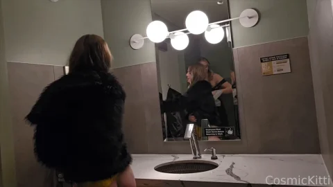 Two Girls One Sink – Blonde & Brunette Bathroom Fuck