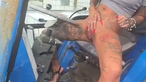 Found Abandoned Tractor to Piss On