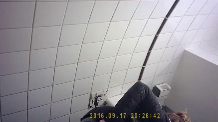 Student Restroom 95 – Brunette Gets Eaten & Fucked